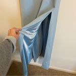 Revelry Slouch Neck Bridesmaid Maxi Dress size 6 Blue Photo 4