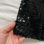 Vintage Black sequin tube top crop top Size medium Photo 4