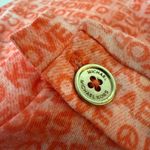 Michael Kors  Love Peace MK T-Shirt Button Shoulder Detail Grapefruit NWT Large Photo 2