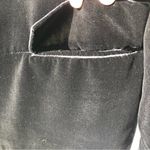 Drew Blazer M Black Silk Velvet Single Button Unstructured Blazer Party Jacket Photo 9