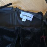 superdown  black mini velvet dress Photo 1