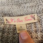 it's our time  grey knitted sweater size womens small Photo 2