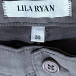 Lila Ryan New Zuri Tapered Trouser Chino Pants Women’s Size 10 Gray $89 Photo 4