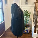 Skies Are Blue Black Beaded Blouse with Razor Cut Back Photo 2