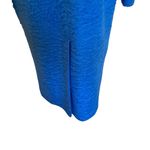 Topshop Royal Blue Textured Longline Coat | Oversized Wool Look Zara Style Jacket Photo 10