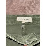 RISEN Jeans Womens Sage Green Distressed Ankle Raw Hem Size 30 Photo 2