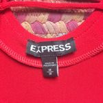EXPRESS  RED LACE UP TUNIC DRESS Photo 2