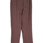 Honey Belle NWT Pants Womens S Burgundy Striped Wide Leg Coastal Cowgirl 70s Photo 6