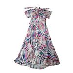 Kate Spade NWT $998 New York Geobrella Silk Midi Dress Womens 14 Multicolor READ Photo 2