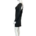 Bardot  River Bias Open Back Long Sleeve Dress Black Women’s Sz 4 Photo 2