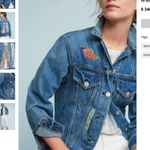 Anthropologie  McGuire Vintage‎ Oversized Denim Jacket XS Photo 13