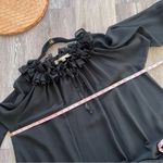 Victoria's Secret Vintage gold label Victoria’s Secret 90’s black sheer mini slip dress ruffled M Photo 5