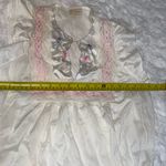 Vintage Gotham 1960s white silky embroidered lace nightgown woman’s Medium Photo 6