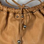 Karen Millen TAN LEATHER STUDDED STRAP SHOULDER BAG Photo 1