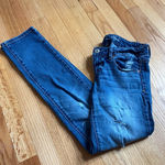 American Eagle American‎ Eagle Outfitters Skinny Distressed Low Rise Stretch Jeans size 6 Photo 11