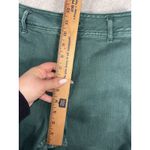 Miou Muse Pants Women's Medium Wide Leg Cropped Raw Hem Casual Trousers Green Photo 8