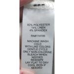 89th + Madison Women's Palm Tree Print Puff Sleeve Top, Size L/G White Size L Photo 4