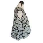 Who What Wear Women's Blouse Sz Medium Sleeveless Semi Sheer Rosebud Brocade Photo 2