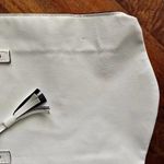 White Bucket Tote Gold Stud Should StrapTassel Zipper Fashion Bag Photo 4