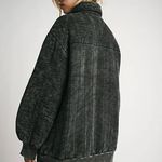 We The Free Free People Luna Cozy Cowl Neck Bomber Jacket- Size: Medium Photo 1