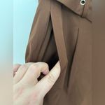 Princess Polly chocolate brown shorts with buckle size 2 Photo 3