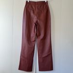 House of Harlow 1960 Revolve Faux Leather Brown Pants Size 4 Photo 5