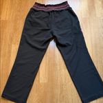 Betsey Johnson  Black Joggers with  Pink,White,Red Accents Photo 4