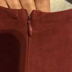 INA Burgundy Sleeveless Top with Black Lace Hem Photo 2