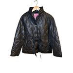 Kate Spade Black Quilted Belted Short Jacket Photo 3