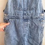 GAP Vintage Y2K 2000s Blue Denim Jean Short Overalls Womens Small Size undefined Photo 3
