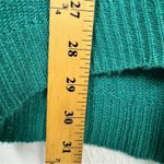 LOGO By Lori Goldstein Logo Lori Goldstein Green Fair Isle Crew Neck Sweater Womens L Sequins Cozy Photo 8