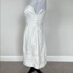 White House | Black Market Strapless White Dress Sz 2 Photo 4