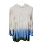Rachel Comey NEW  X Target Size Large Blue Dip Dye ombré Relaxed Fit Top Blouse Photo 4