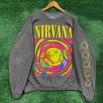 Urban Outfitters Nirvana Nevermind Oversized Grunge Crewneck Sweater Size S/M Photo 0