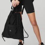 Alo Yoga  Utility Tote Bag Black Oversized Gym Bag Photo 0