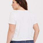 Torrid NWT Classic Fit Heritage Cotton V-neck Woman’s Plus Size Crop Tee Sz 2XL Photo 5