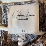 L'Academie L'Acadamie Los Angeles Snake Print Cold Shoulder Top Size XS Photo 4