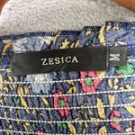 ZESICA Floral Maxi Dress Smocked Bohemian Cottagecore Summer Festival Medium Blue Photo 4