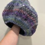 Beret wool blend hat Purple Photo 2