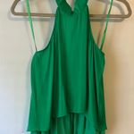 Naked Zebra Green Halter Top Photo 2