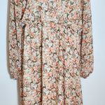Staccato  Orange Floral Dress Size XL Wedding Guest Dress Photo 3