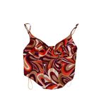 Urban Outfitters Retro 70s Print Corset Crop Tank Top Size Medium Photo 4
