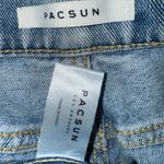 PacSun  Mom Jeans Womens 28 Light Wash high rise straight Denim Distressed Blue Photo 3