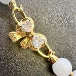 Handmade Aquamarine Beaded 17.5” Necklace.  Photo 9