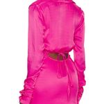 Camila Coelho Pink Silk Dress with Back Cutout Photo 1