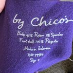 Chico's  Purple Sequin Tank Top Y2K Party Retro Glam Medium‎ Sz 3 Photo 5