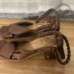 Sam & Libby  Brown Braided Strap Heeled‎ Sandals Size 7 Photo 1