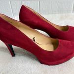 Chinese Laundry  Red Suede Heels Photo 0