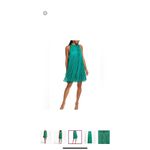 Herve Leger  green fringe racer dress Photo 4