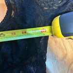 Urban Outfitters UO Jacqueline Lace Cropped Top Black Size Medium Sheer Photo 6